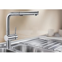 BLANCO LINUS-S VARIO HD kihúzható fejes króm csaptelep